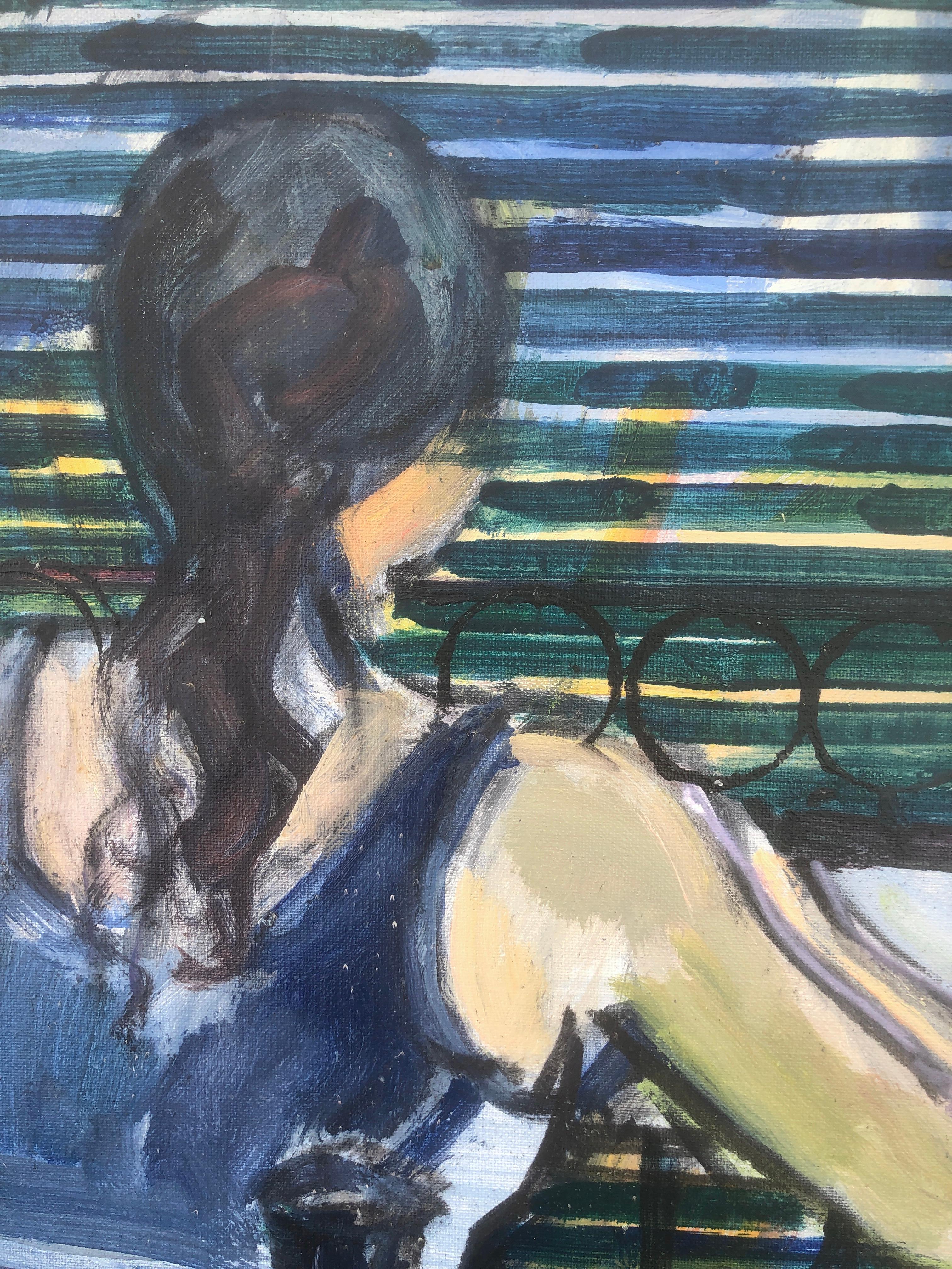 Rafael Duran Benet (1931-2015) - Femme de dos - Huile sur toile cardnoard
Dimensions de l'huile 55x46 cm.
Sans cadre.

Rafael Duran Benet (Terrassa, 1931 - Barcelone, 2015) est un peintre catalan, neveu du peintre également Rafael Benet. Il est un