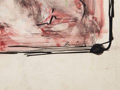 Il traghetto, Guazzo moderno su tavola di Rafael Fernandez