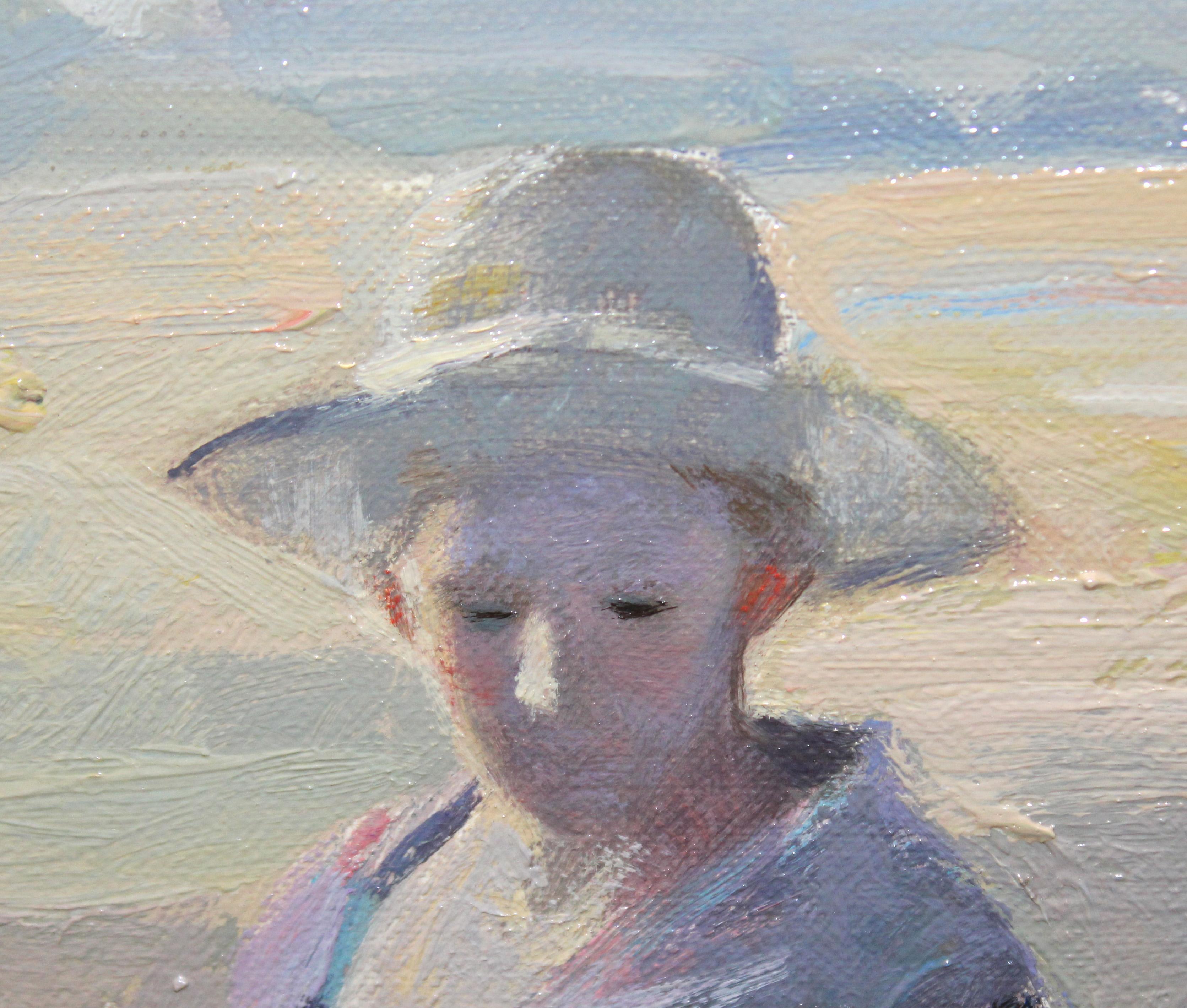 Óleo sobre tela - Cosecha de verano For Sale 1