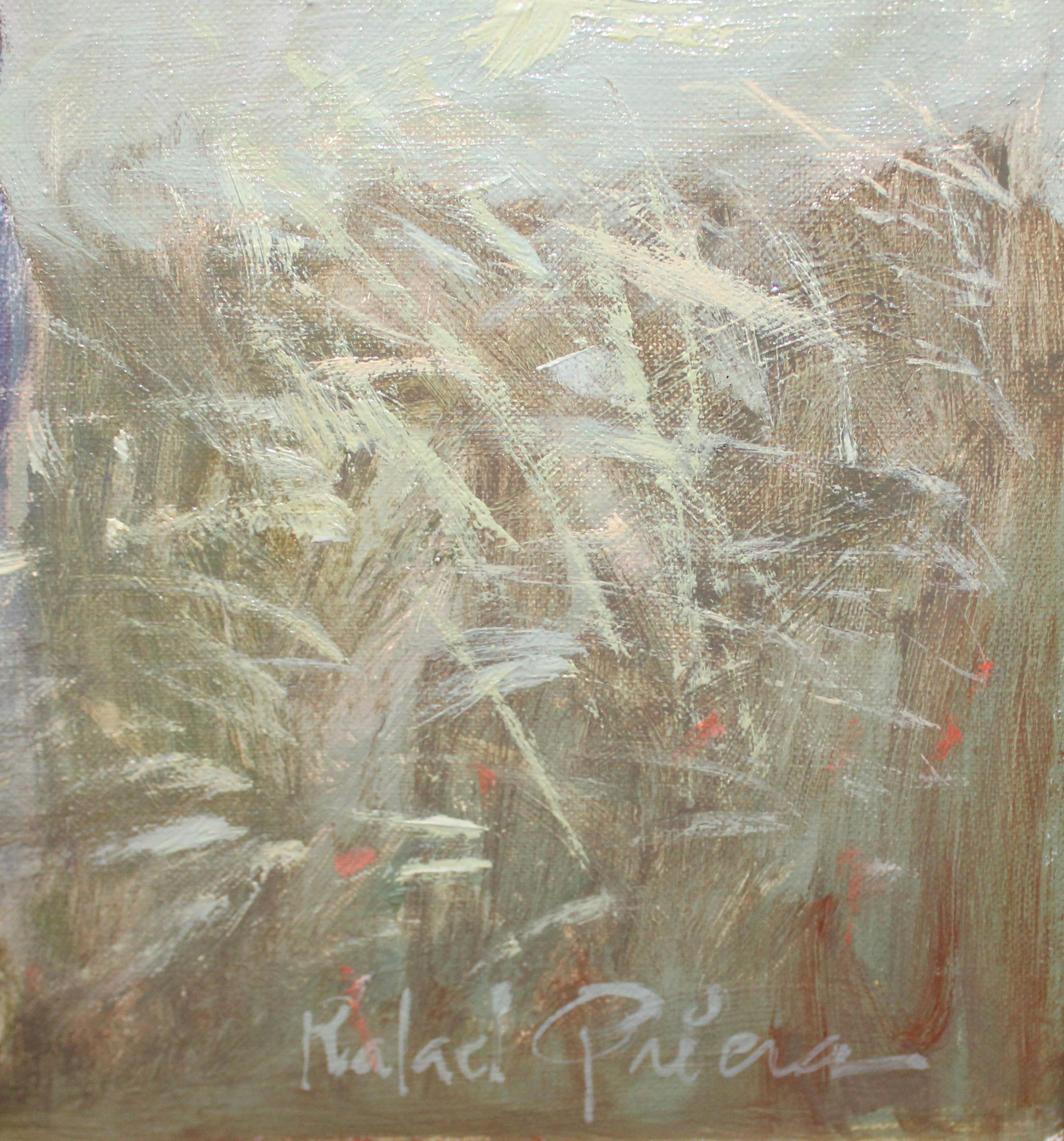 Óleo sobre tela - Cosecha de verano For Sale 3