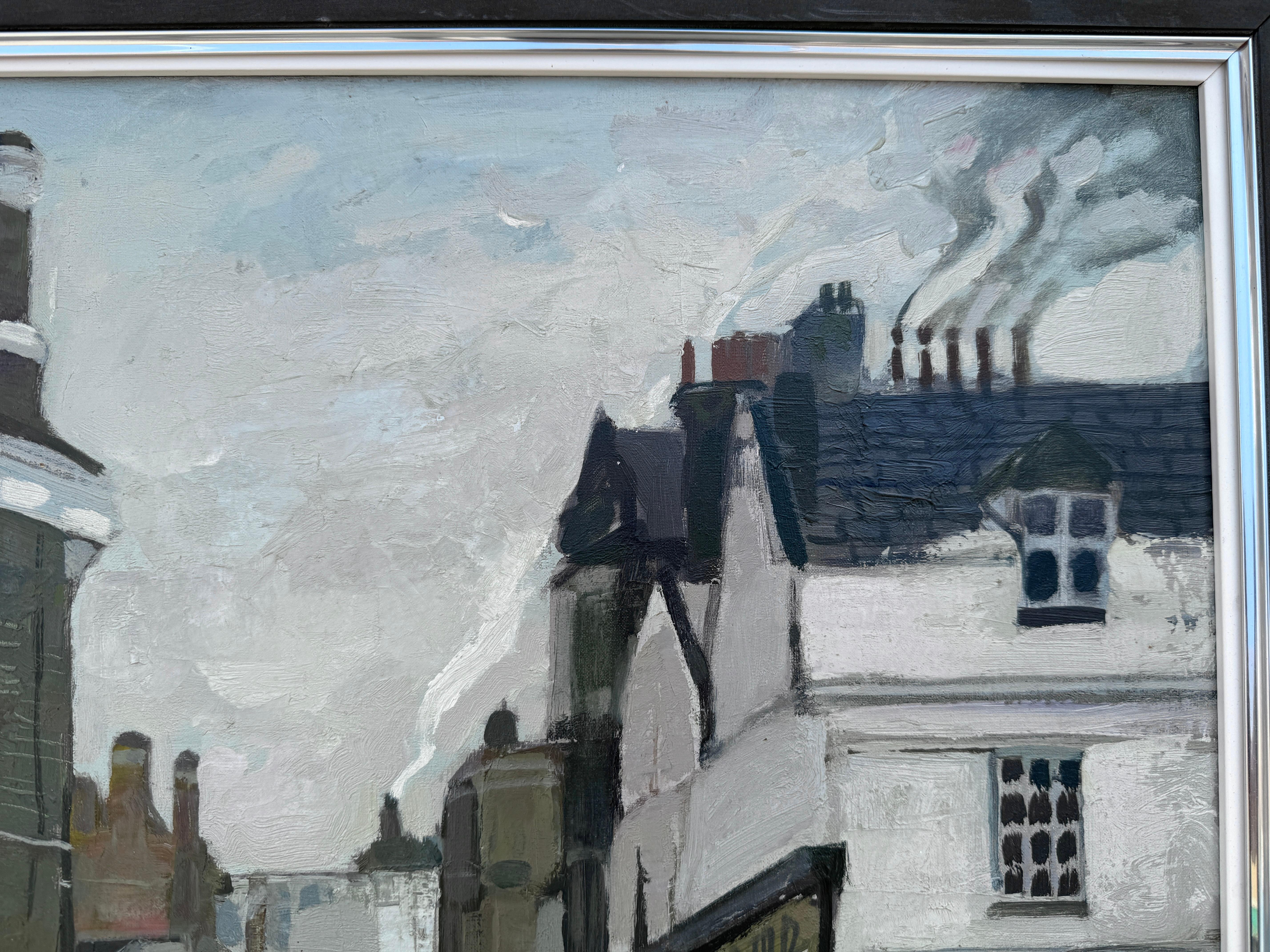 Richmond England Vereinigtes Königreich urbanscape Öl auf Leinwand Gemälde im Angebot 2