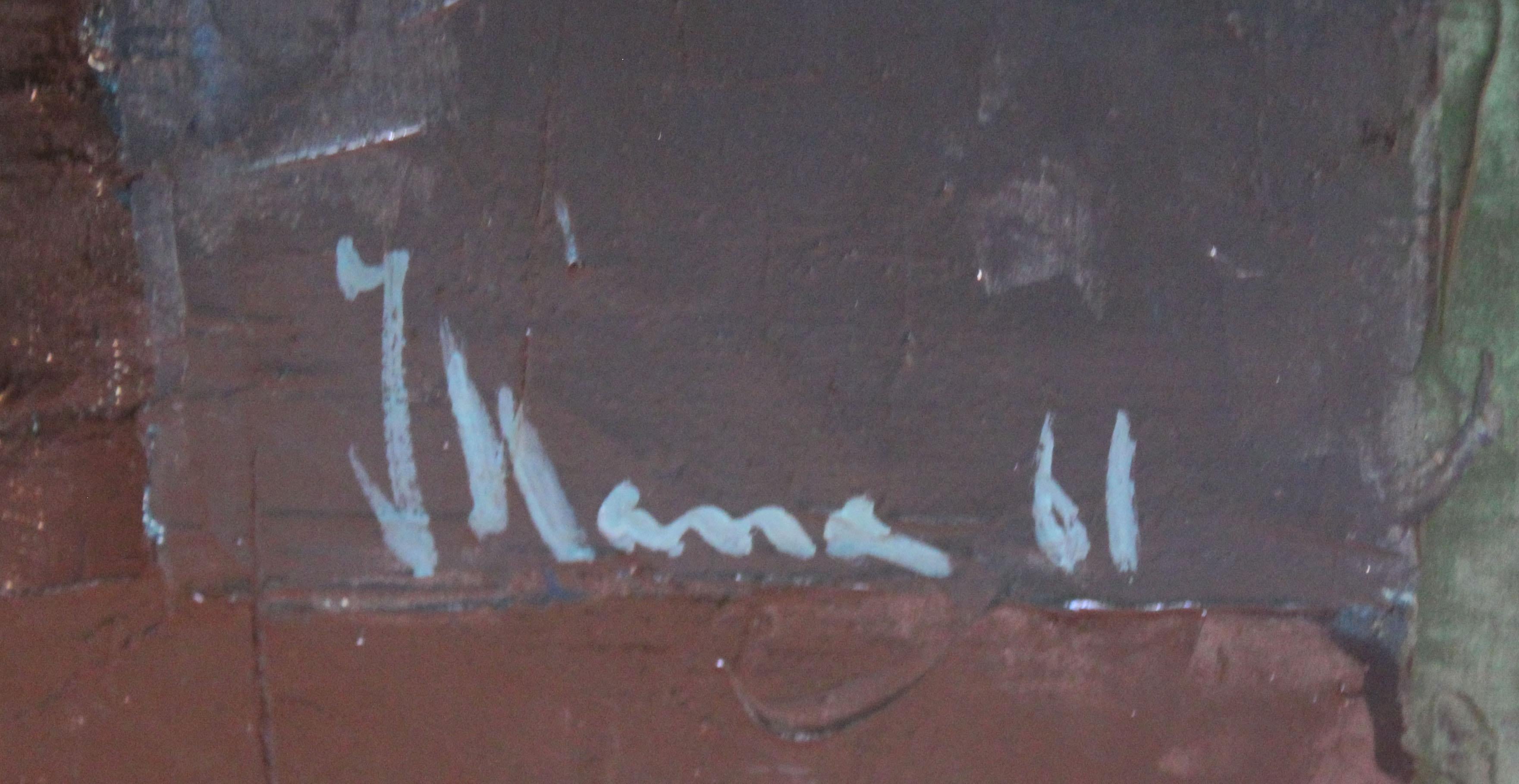 Torero - Óleo sobre tela - Año 1961 - 130 cm. x 73 cm. en venta 7