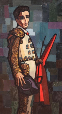 Torero - Óleo sobre tela - Año 1961 - 130 cm. x 73 cm.
