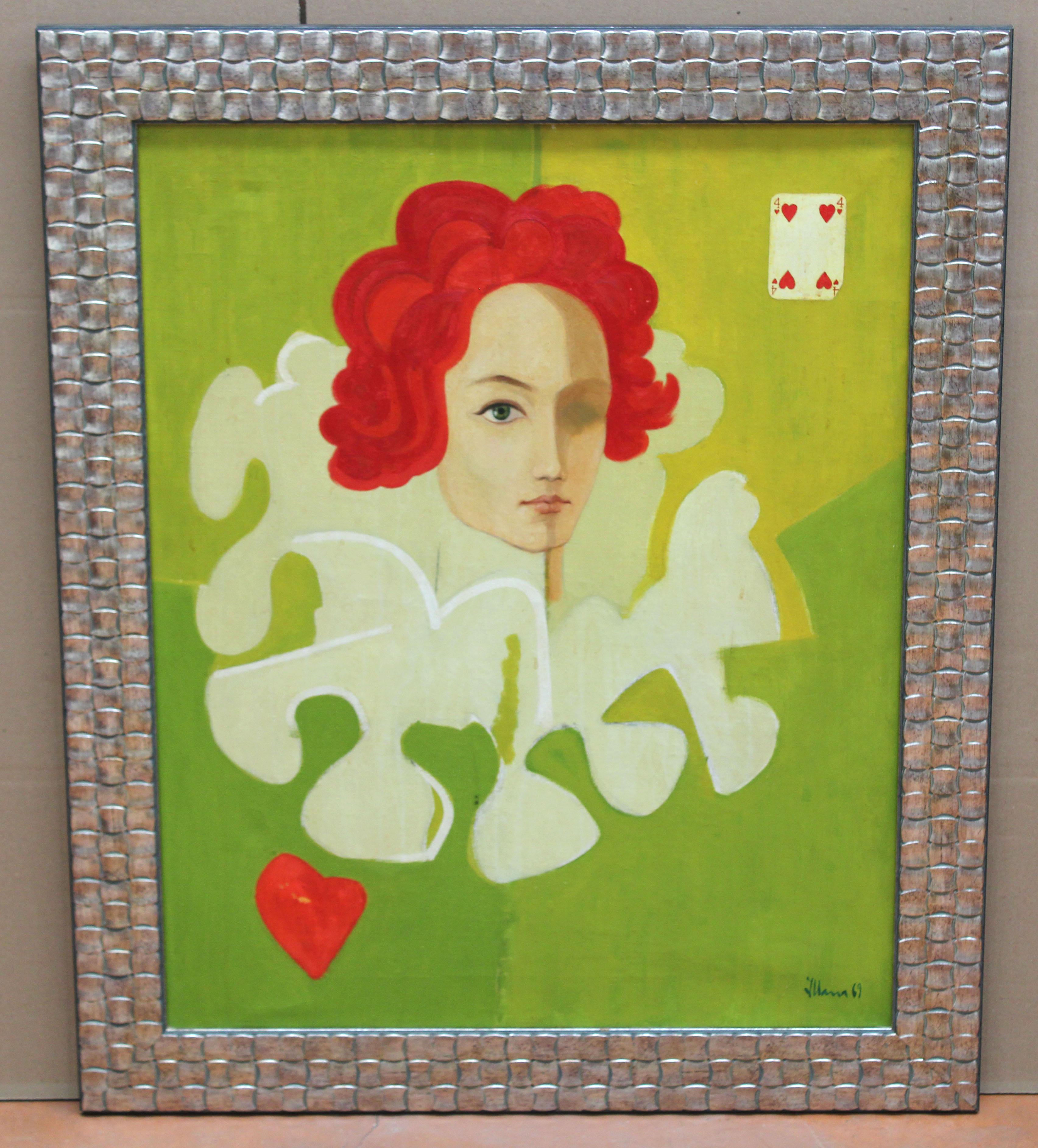 Óleo sobre tela - Zusammenstellung - Jahr 1969 – Painting von Rafael Illana