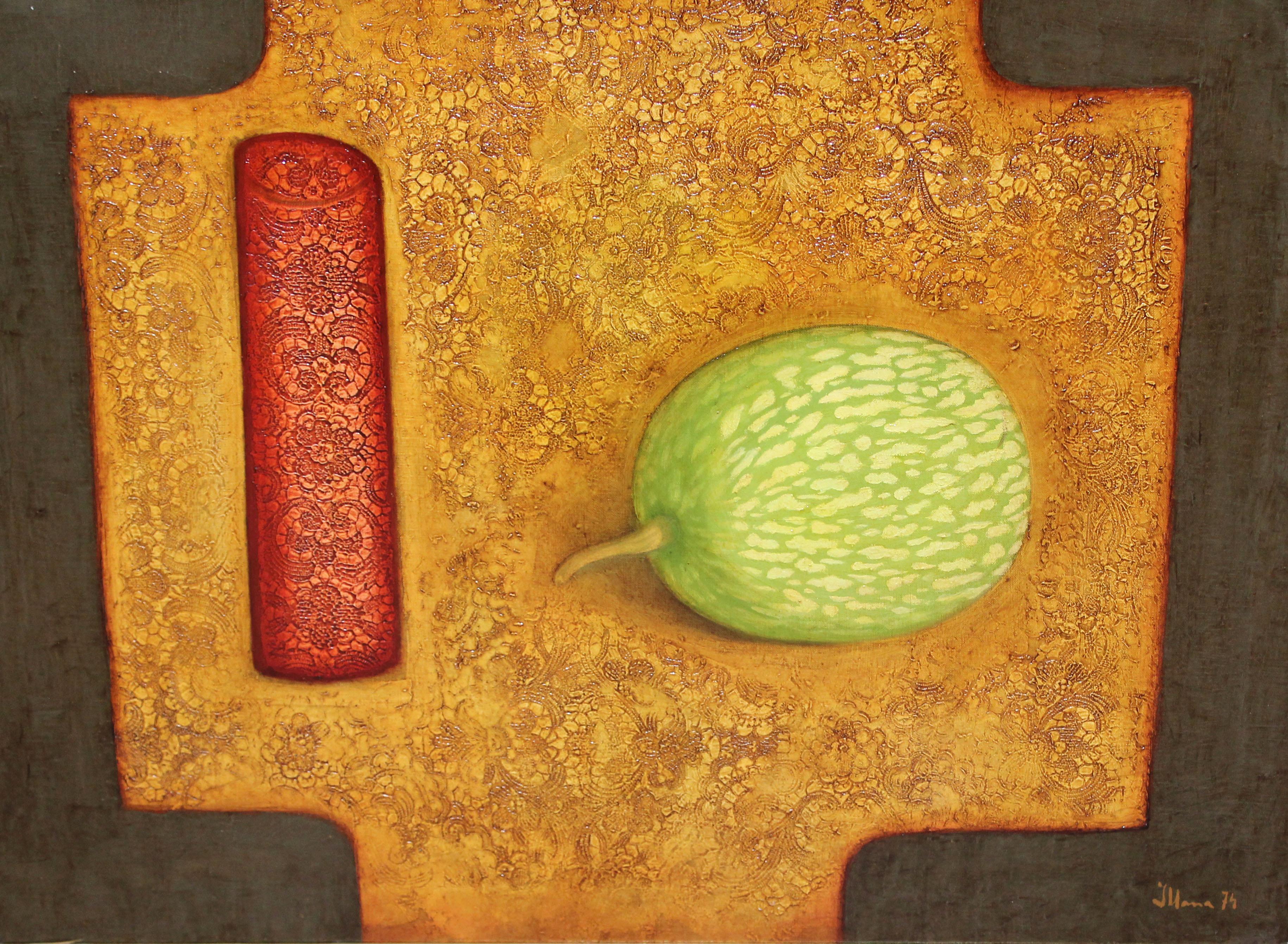 Óleo sobre tela - Zusammenstellung - Jahr 1974