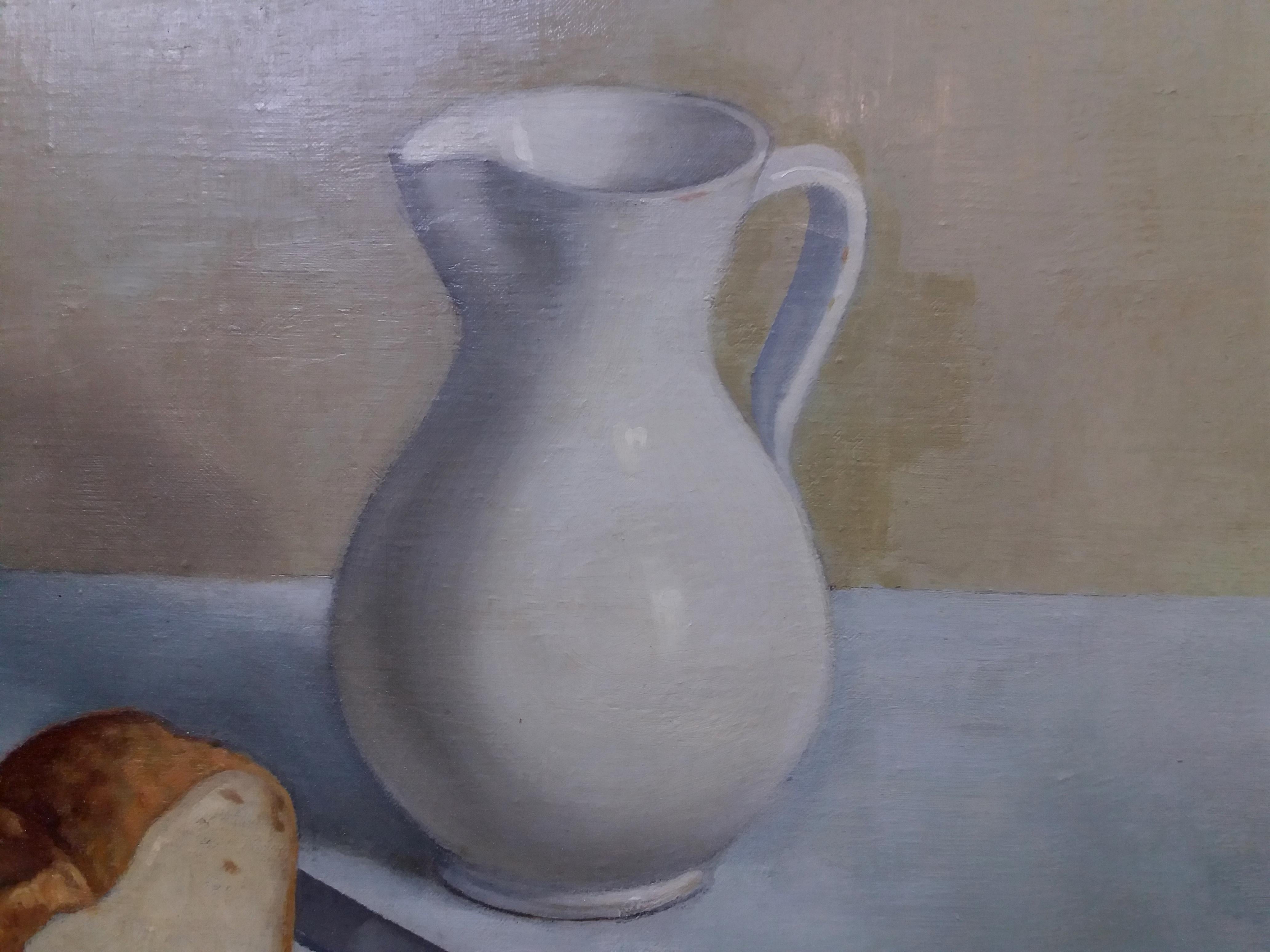 Rafael Illana   PANE  VASI  natura morta originale  pittura acrilica 6