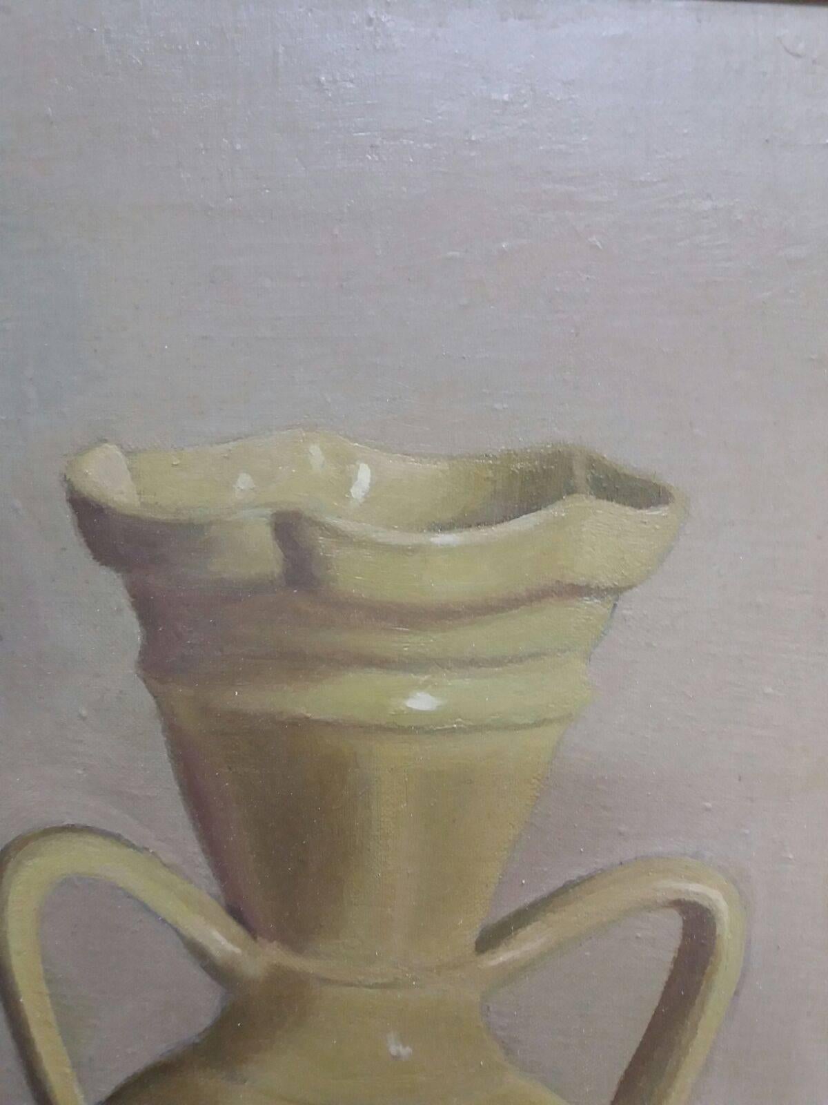 Rafael Illana   PAN  JARRAS  bodegón original  pintura acrílica en venta 2