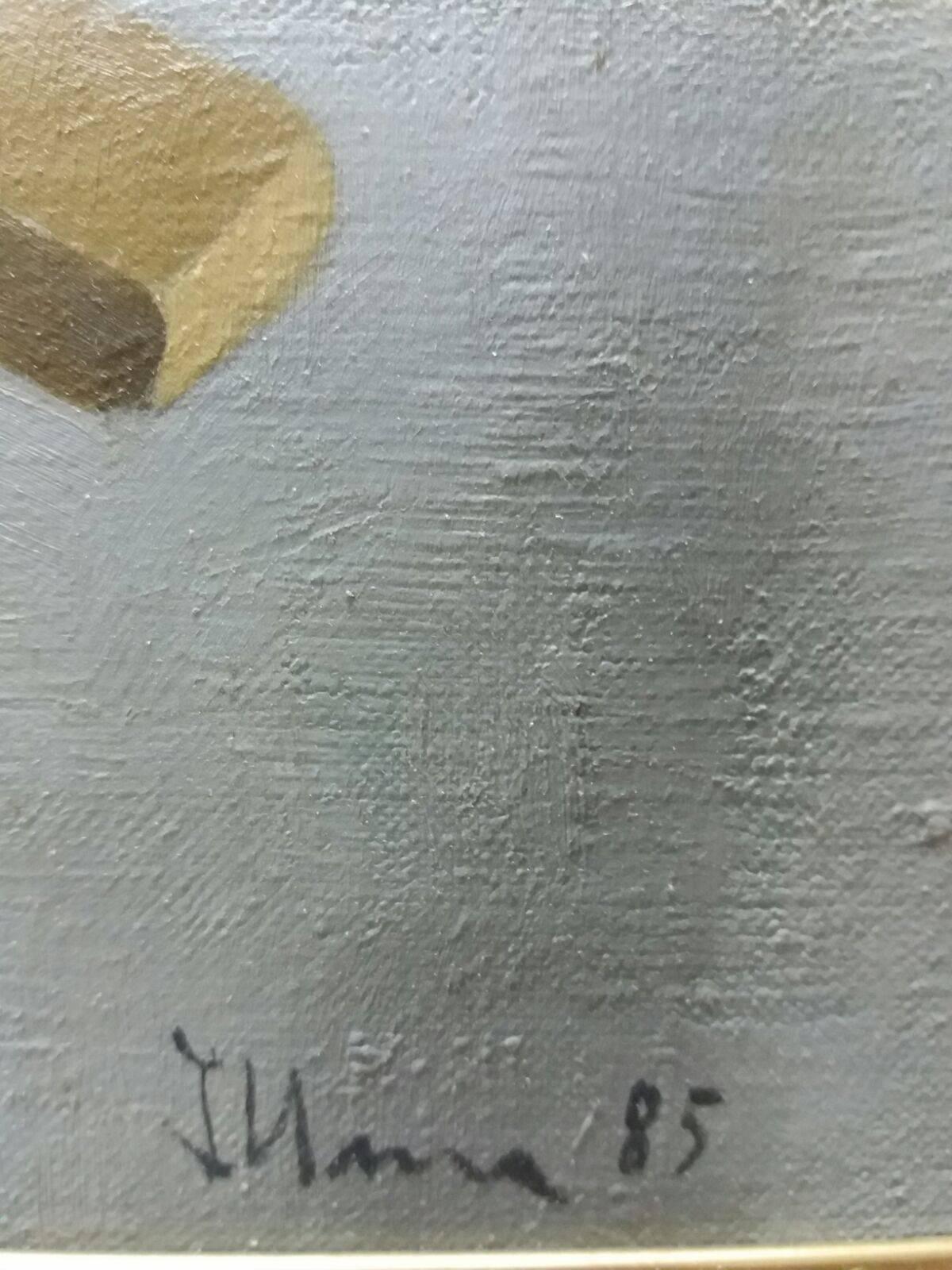 Rafael Illana   PAN  JARRAS  bodegón original  pintura acrílica en venta 3