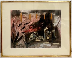 Abstract Wood Collage Assemblage Oil Painting Rafael Mahdavi Art Brut Kouros NYC