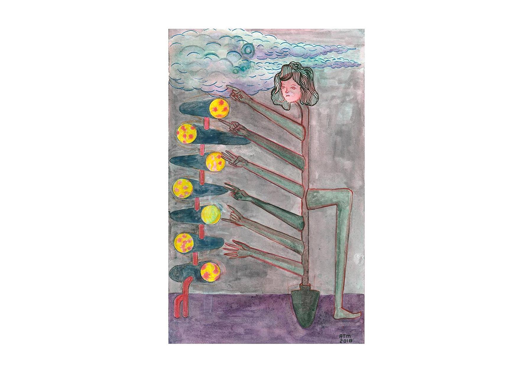 Incubatore di memoria - Painting di Rafael Melendez