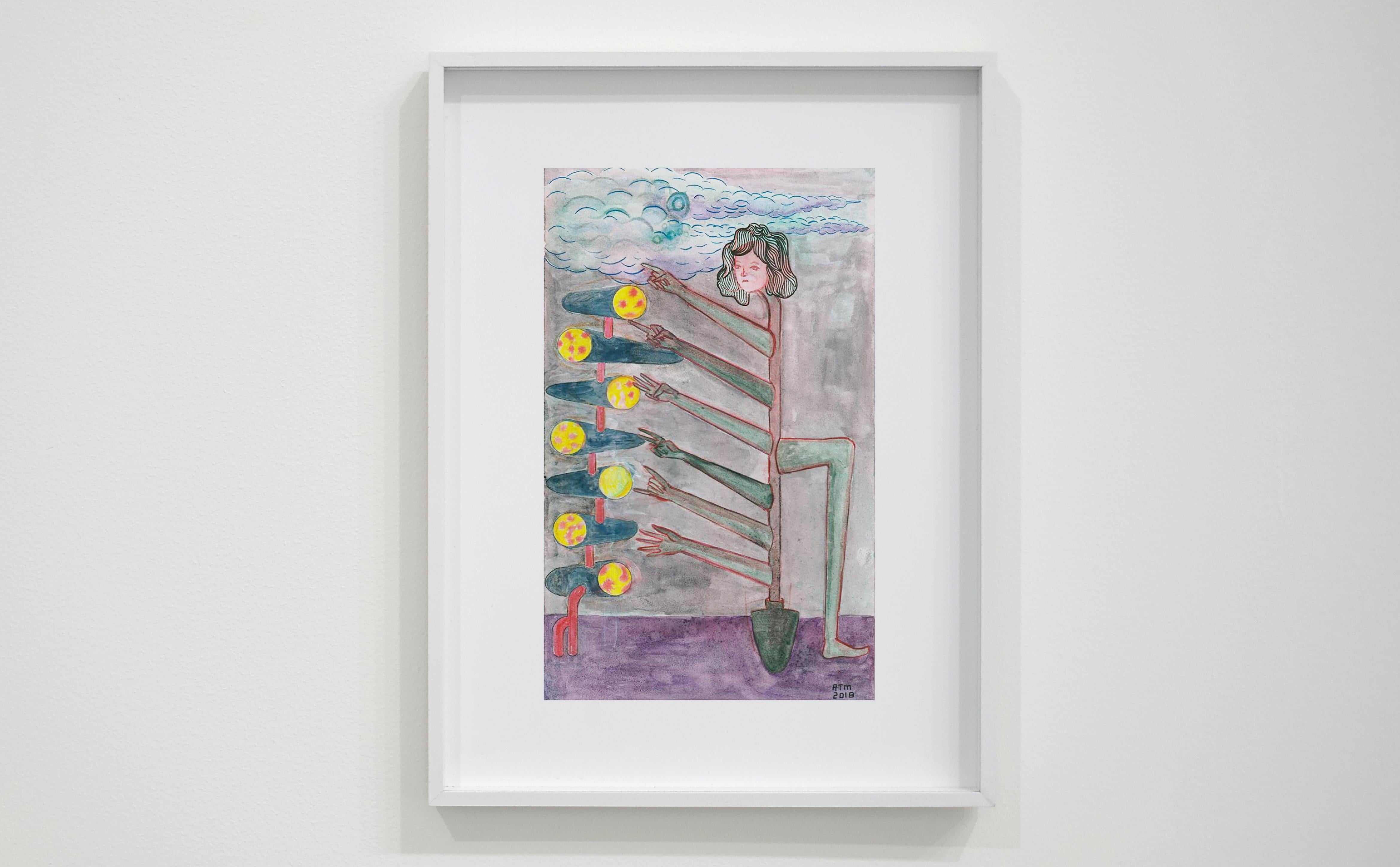 Rafael Melendez Abstract Painting – Speicher-Inkubator