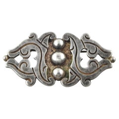 Rafael Melendez Taxco Mexico 980 Silver Heavy Gauge Pin