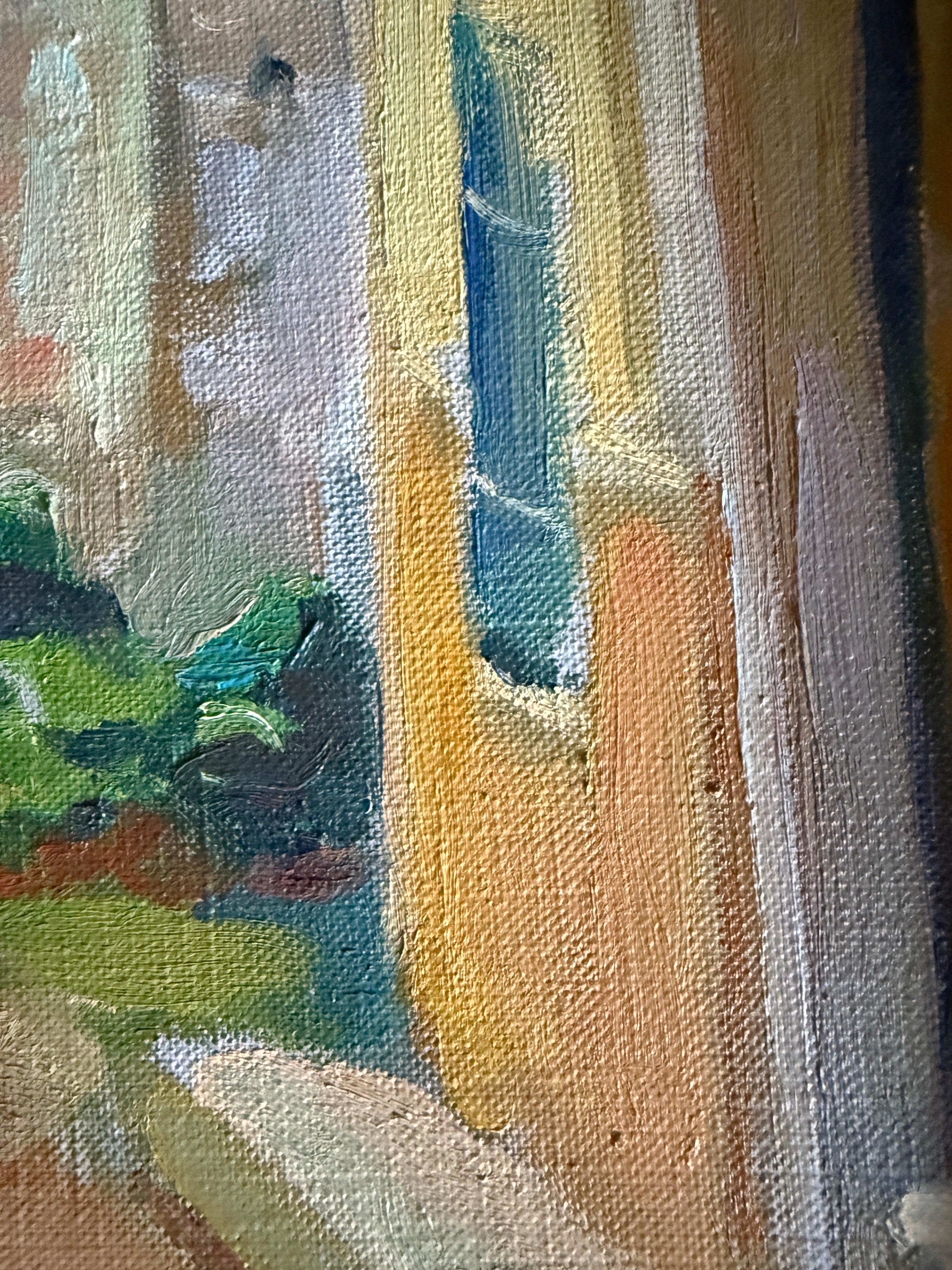 Title: Carrer de la Vilanoveta

Artist: Rafael Monzó (Sitges, 1952)

Year: 1979

Medium: Oil on canvas

Dimensions: 18.1 x 15 inches (21.7 x 18.5 inches framed)

Signature: Lower left corner

Inscription on Reverse: 