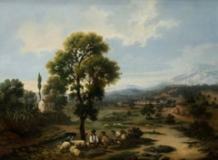 "Sierra Nevada", óleo sobre lienzo del siglo XIX del artista Rafael Romero Barros