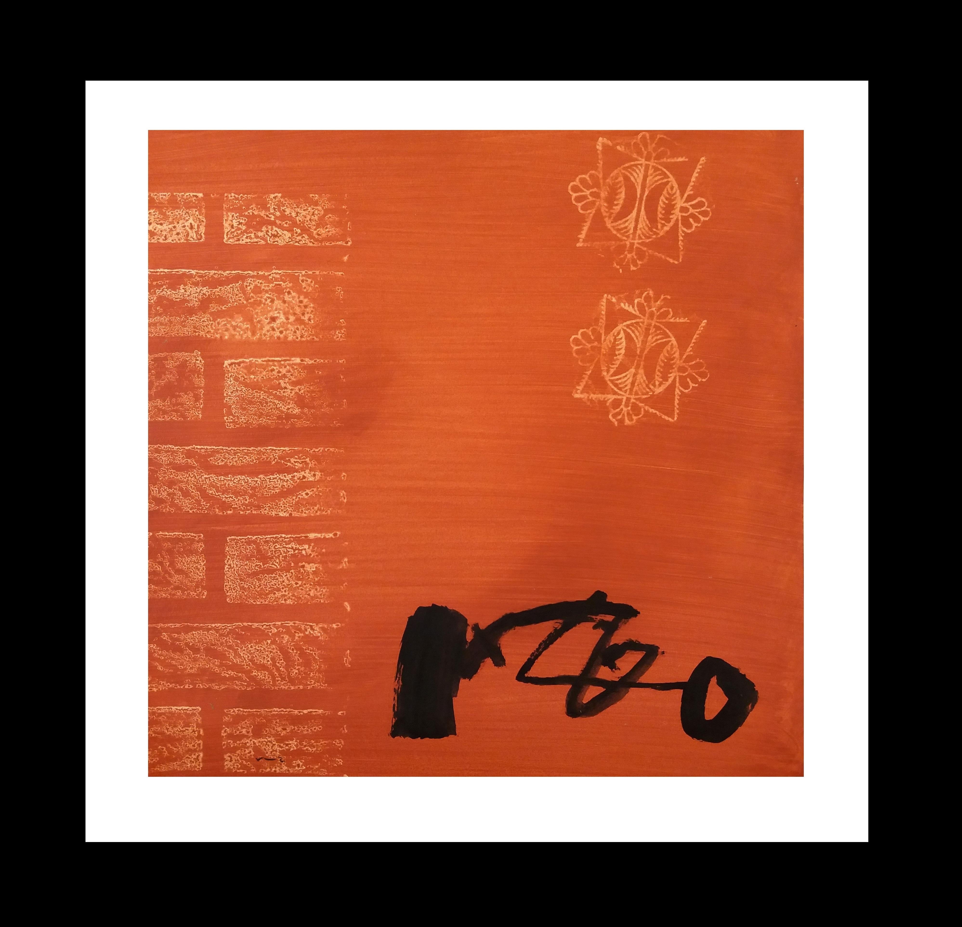 Rafael Ruz Interior Landscapes Abstract Acrylic on paper Painting