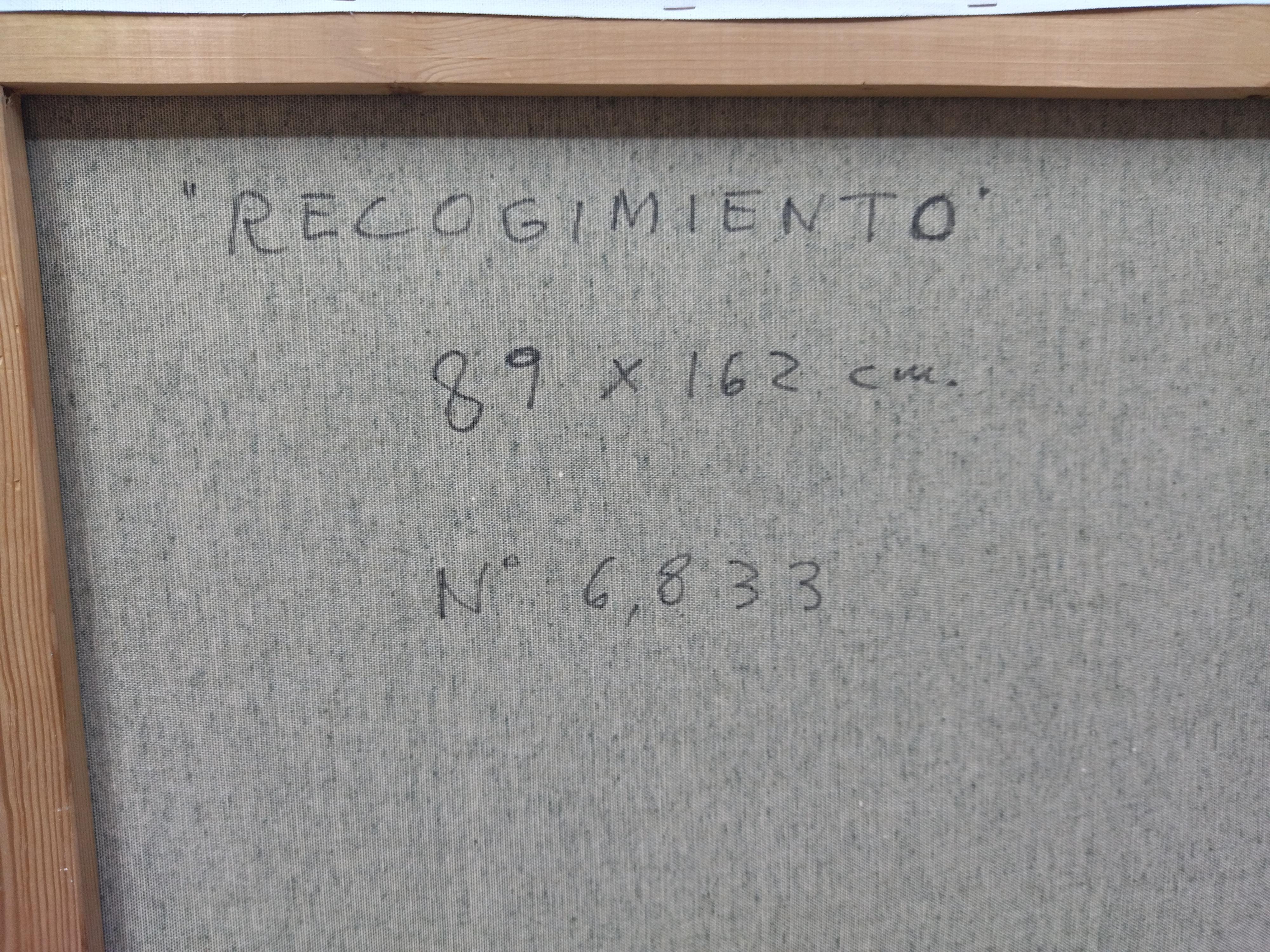 Ruz   Tela nera rossa -  Acrilico astratto  Pittura in vendita 1