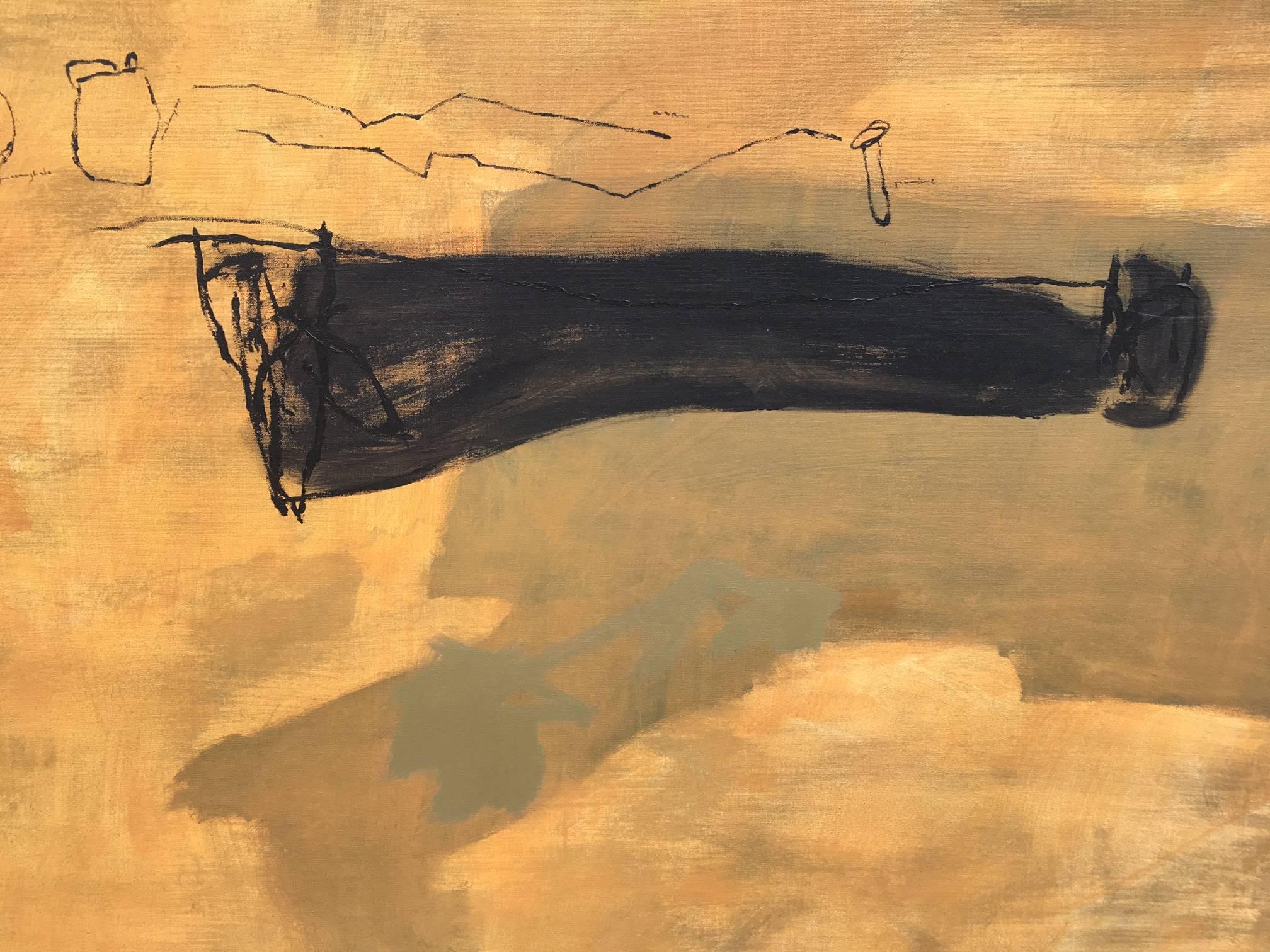 Dejame - pintura abstracta original en lienzo acrílico.  enmarcado
, Rafael (Barcelona 1956)

Al contemplar la pintura de Ruz, nos sentimos inclinados a hablar de auténtico 