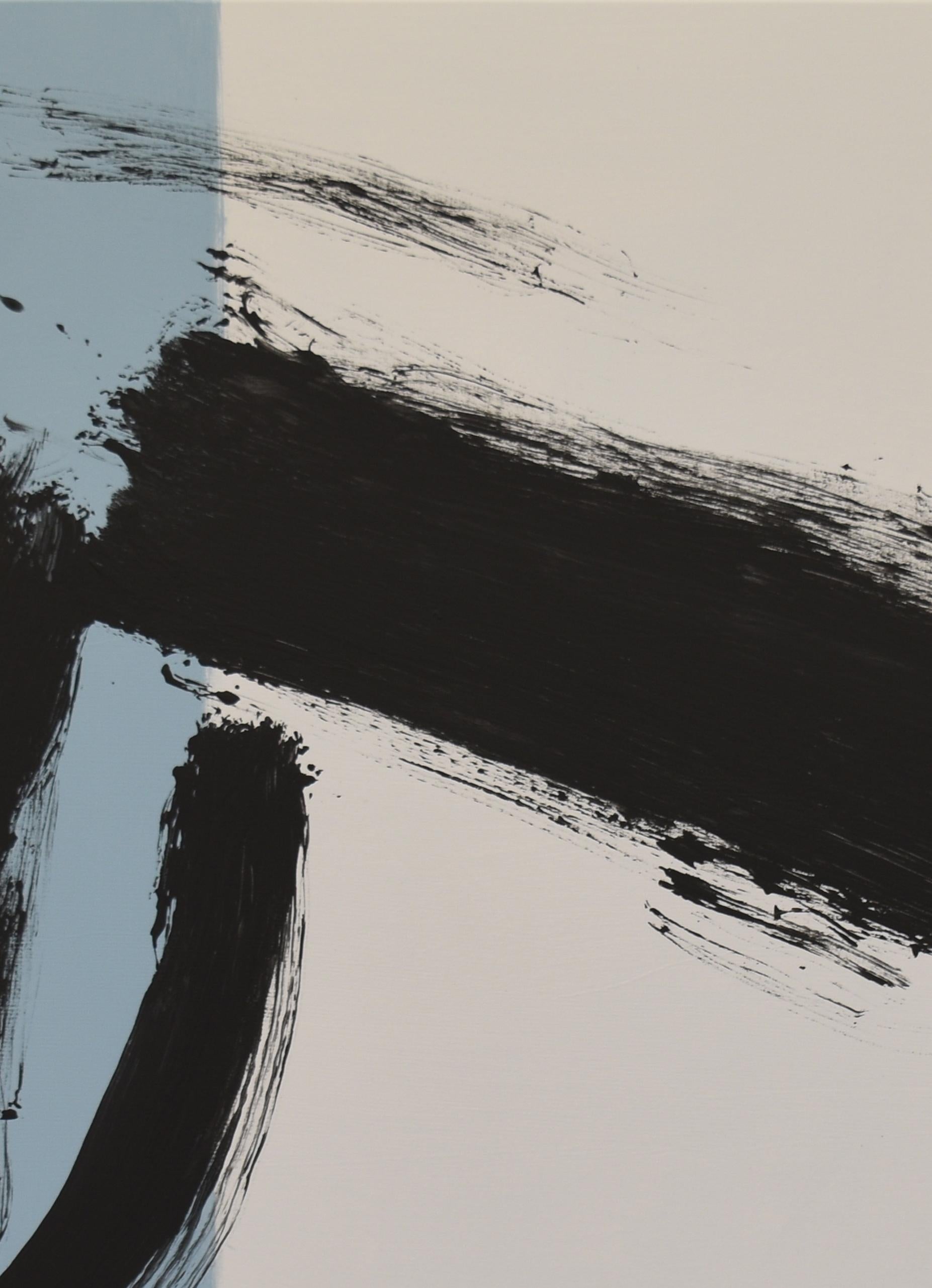 Ruz  Grigio  Blu  Nero  Embeleso-  Acrilico astratto  Pittura - Painting Astratto di RAFAEL RUZ