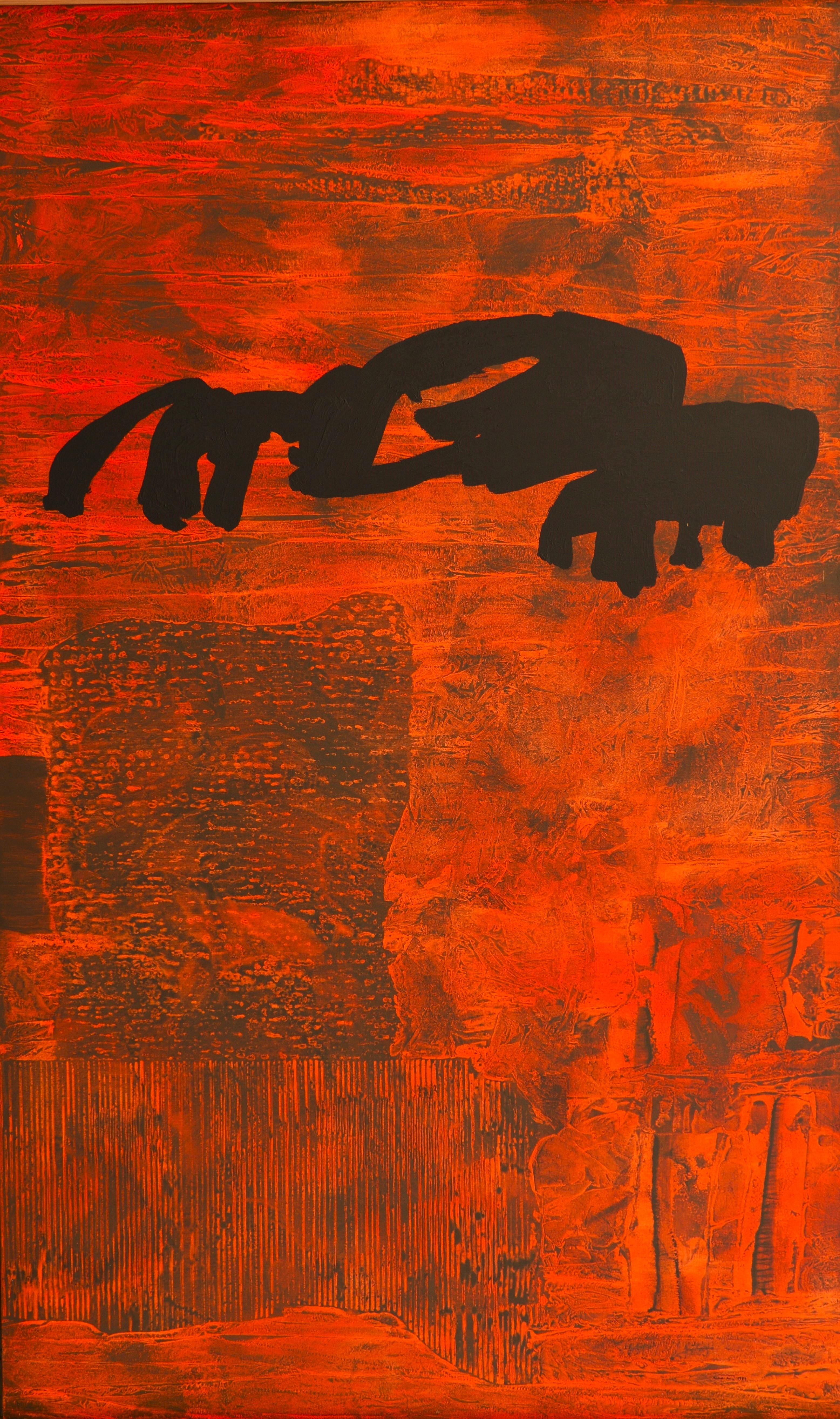 Ruz  El caos del orden-  Pittura astratta in acrilico su tela - Painting di RAFAEL RUZ