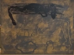 Ruz 874 Acrylic Canvas Painting, Abstract Style, 21st Century, Framed