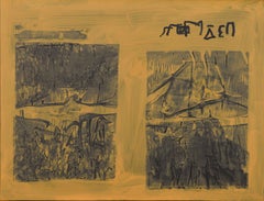 Ruz Abstract Black Diluyendo significados acrylic painting