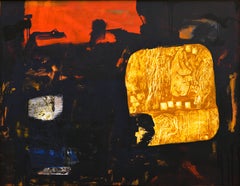 Ruz Abstract Lo demas es silencio acrylic painting