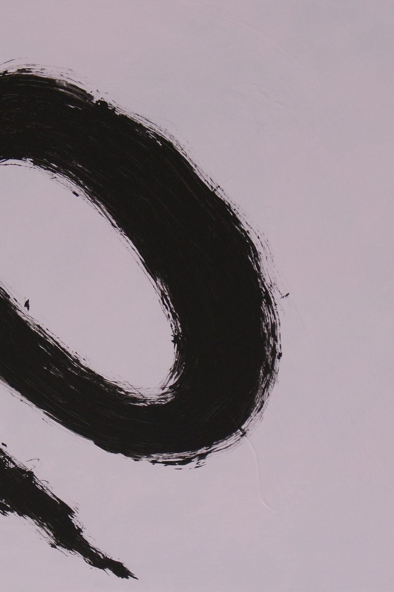 Ruz  Bigli  Gray  Schwarz  Abstraktes Acryl VII, Nocturno VII  Malerei (Grau), Abstract Painting, von RAFAEL RUZ