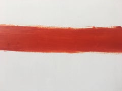 Ruz  Big. light background. red and black original abstract acrylic