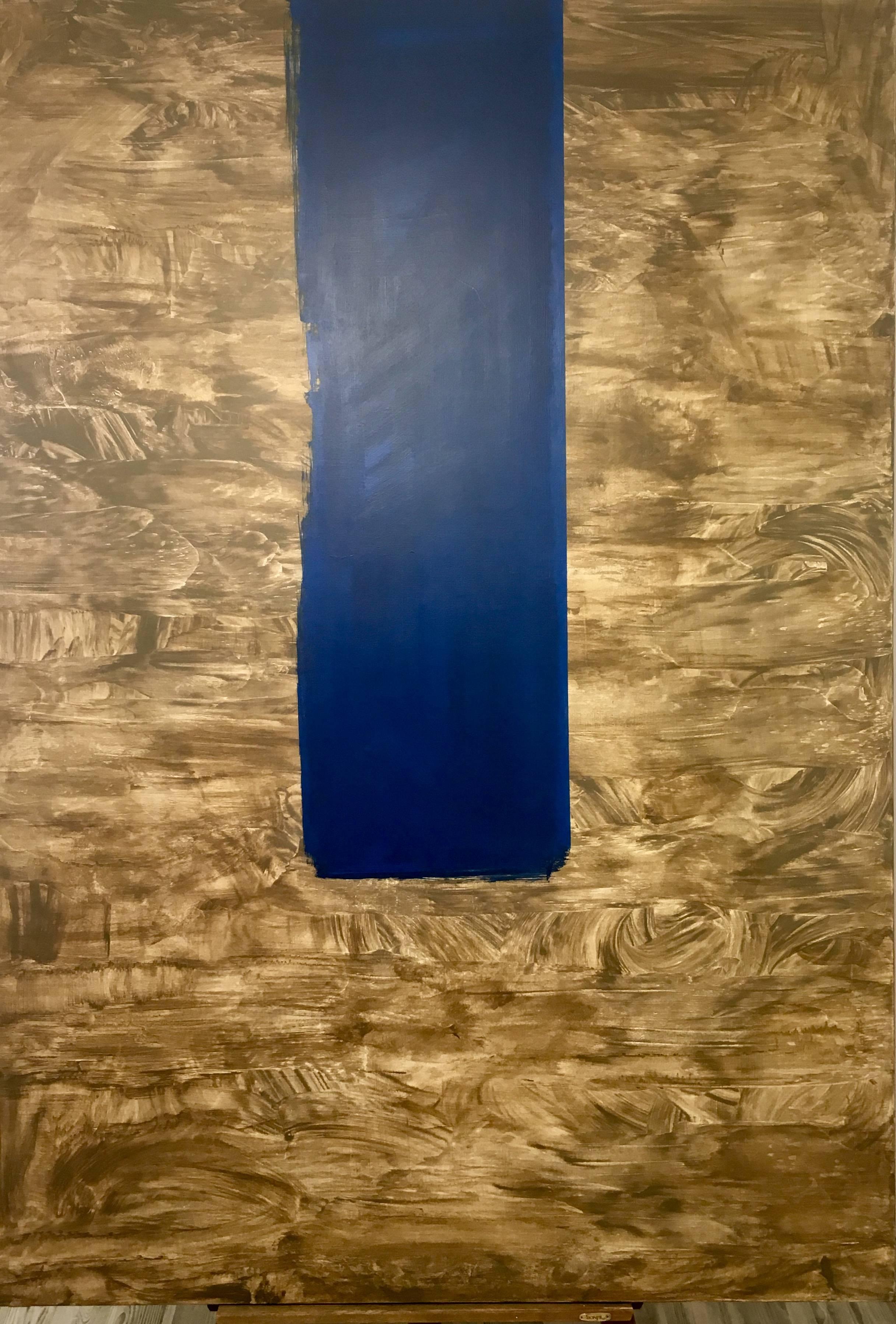 Ruz Big Vertical Landscapes - Abstract Acrylic on canvas Painting