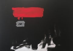 Ruz  Black and Red   original abstract