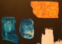 Ruz Black Big Vinculo- Abstract Acrylic Painting
