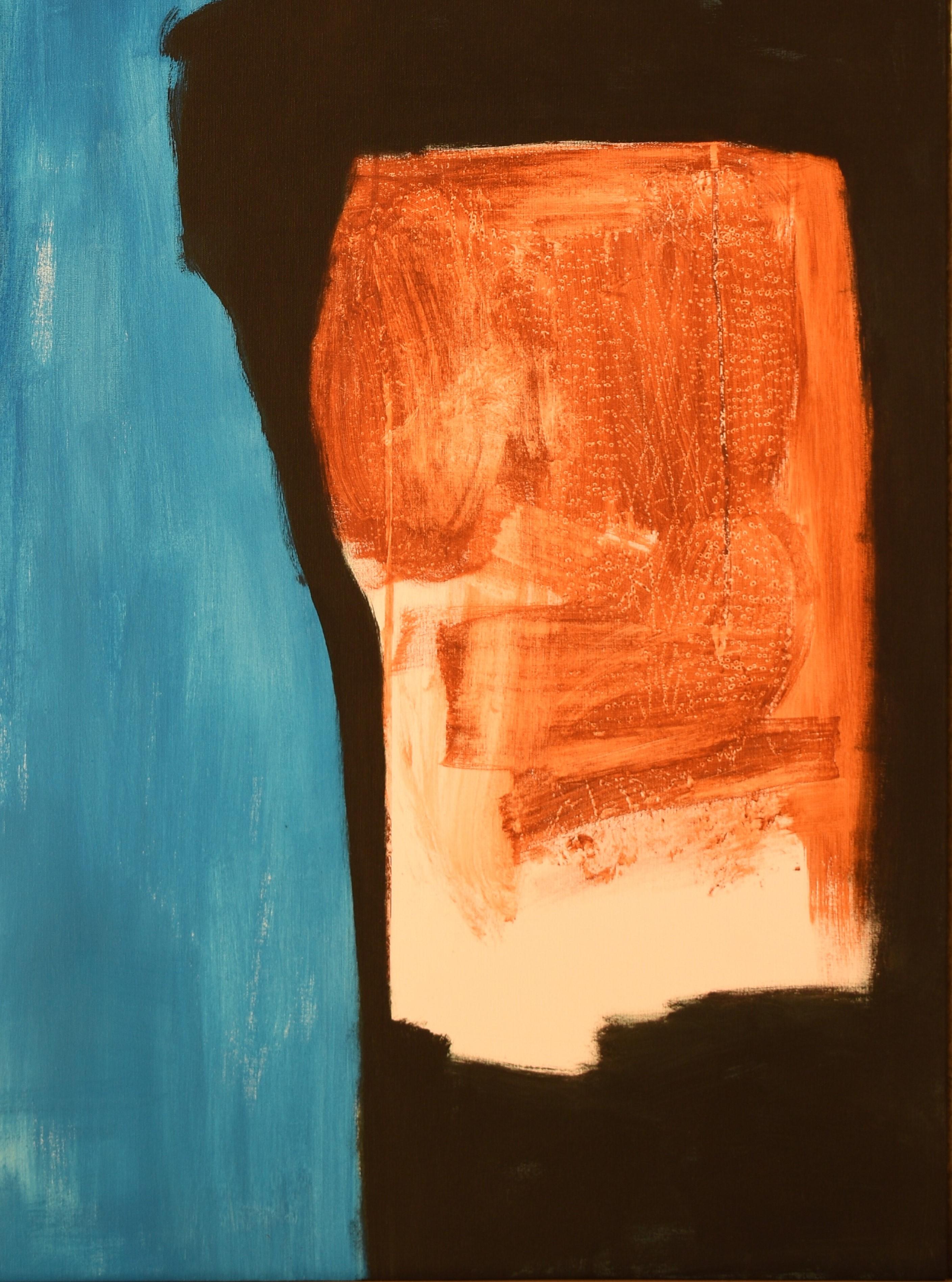 Original artwork by Spanish artist Rafael Ruz. 
Acrylic  in perfect condition. 

While contemplating the painting of Ruz, we are inclined to talk about real ‘psychodrama’, in the same sense that Julius Bissier referred to some of the features in his
