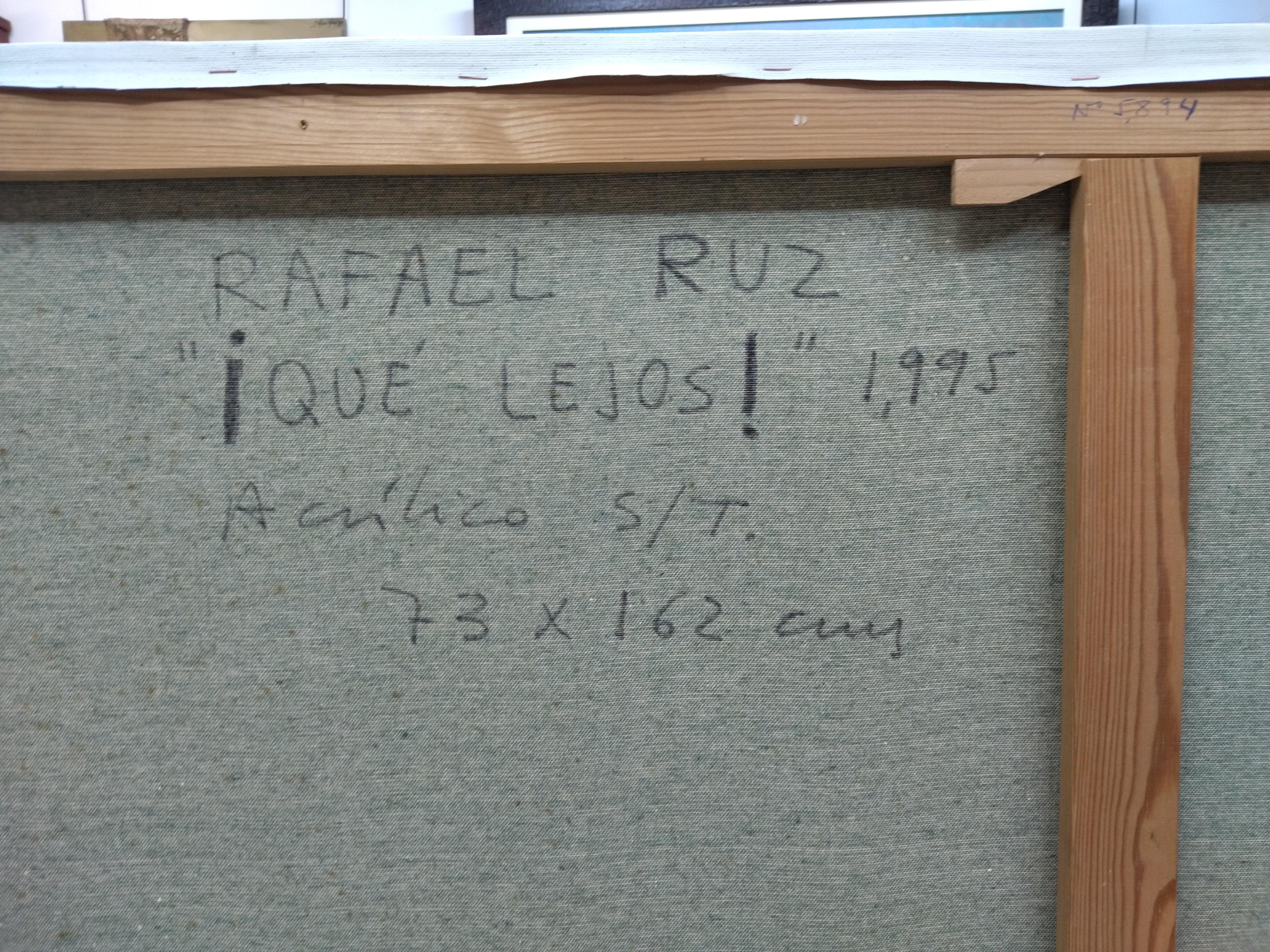 Ruz 22 Nero Bianco  Que Lejos. Paesaggi -  Acrilico astratto  Pittura 2
