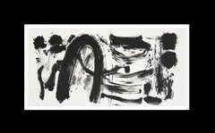 Ruz Black White Qui Primitivum est Pittura astratta acrilica su tela