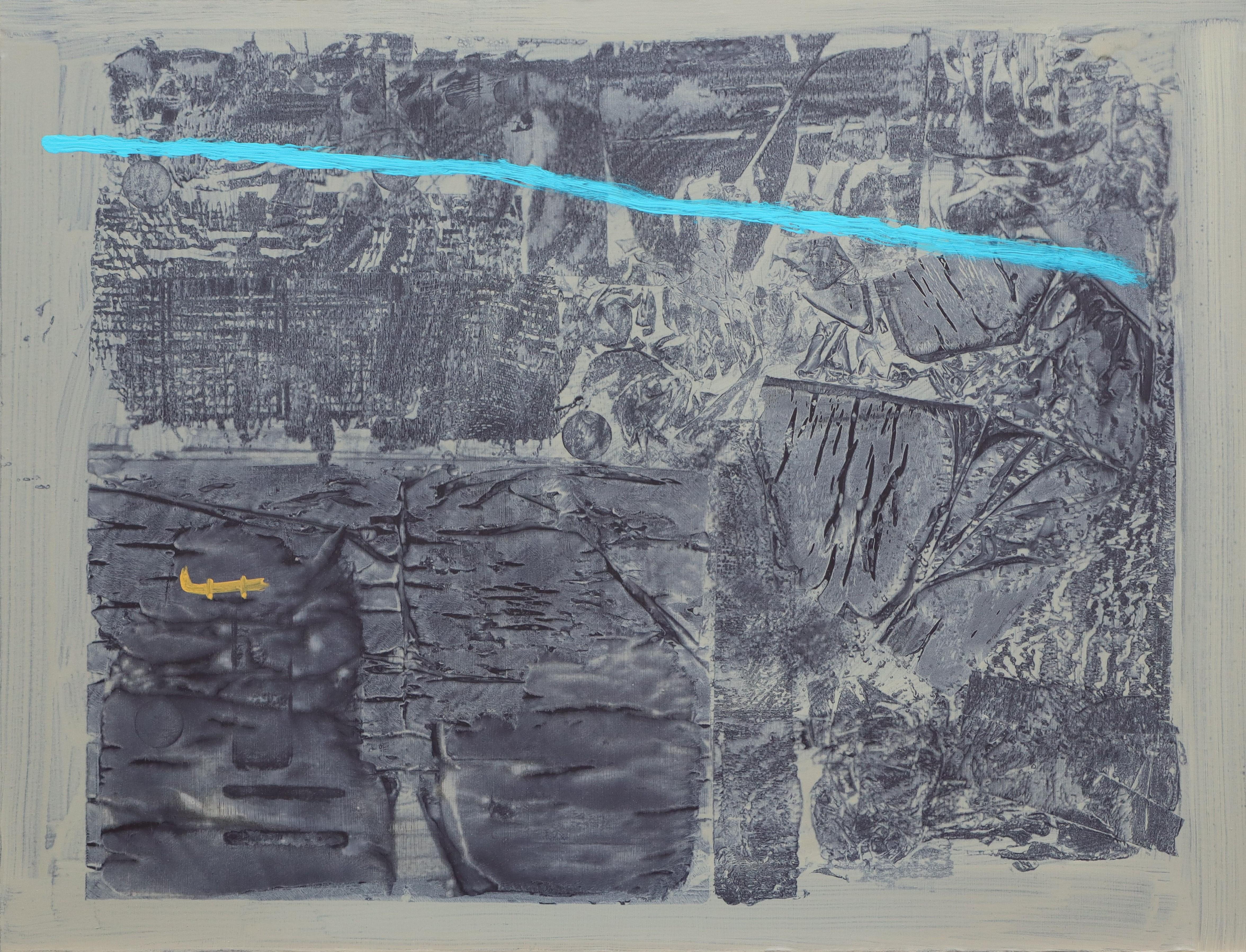 Ruz capeando el inframundo Original abstraktes Gemälde aus Acryl auf Leinwand