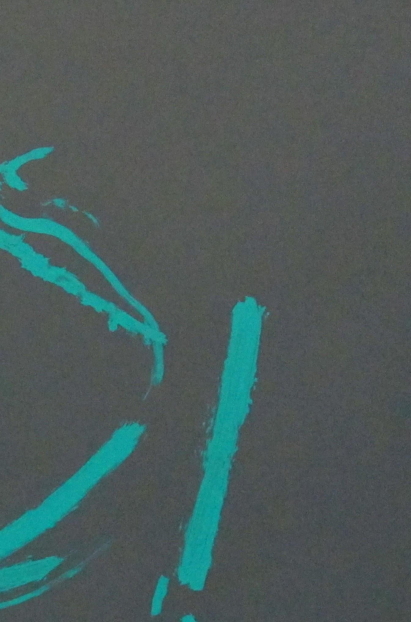 Ruz   El sentir  Abstraktes Gemälde auf Acryl-Leinwand – Painting von RAFAEL RUZ