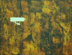 Ruz Elevacion Abstract Acrylic on Canvas, Framed, 1990s, 89x116 cm