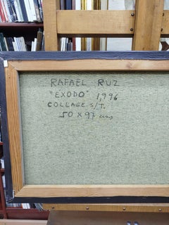 Ruz  Exodo original abstract acrylic canvas painting