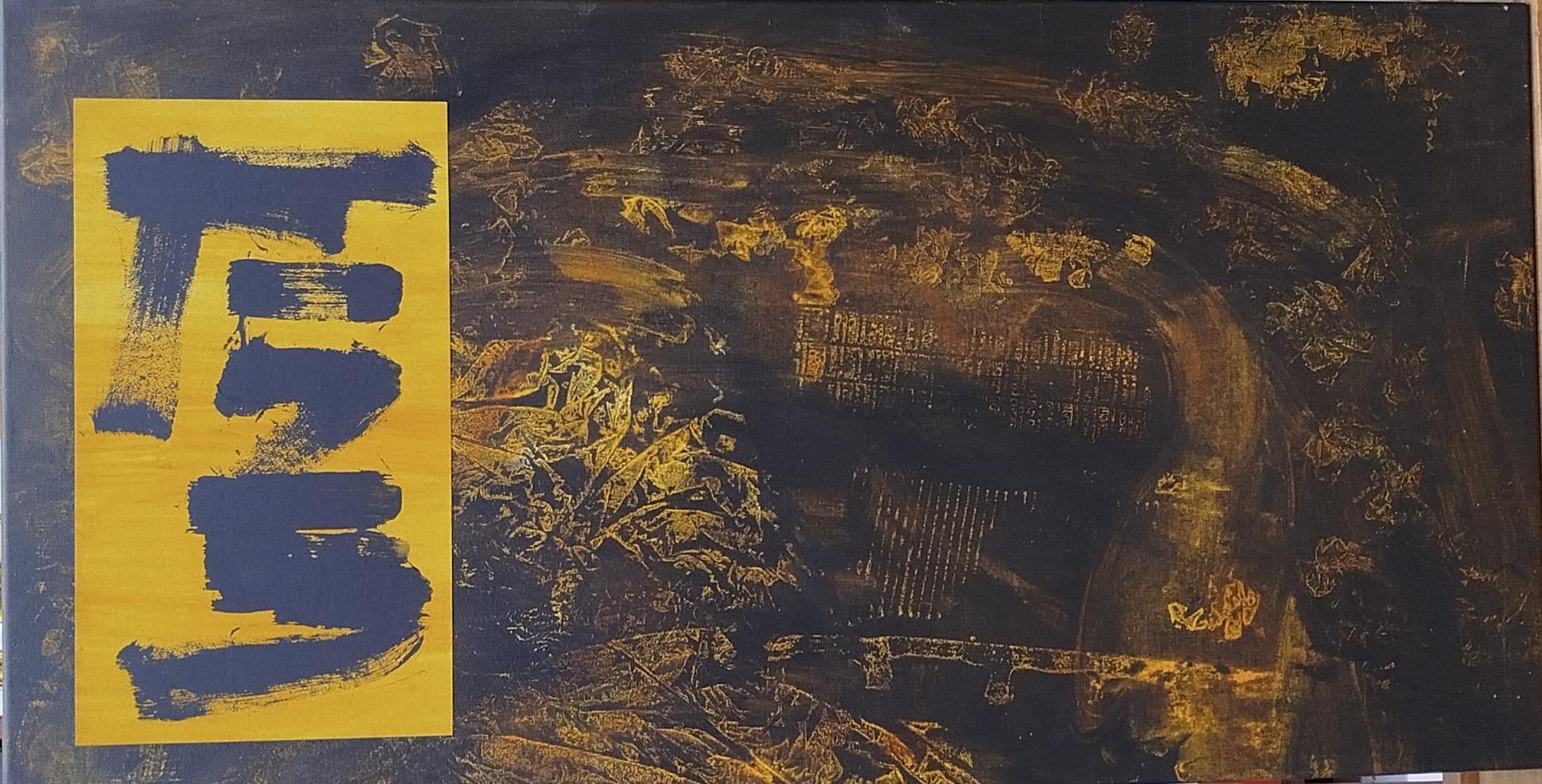 Ruz Exodo original abstract acrylic canvas painting