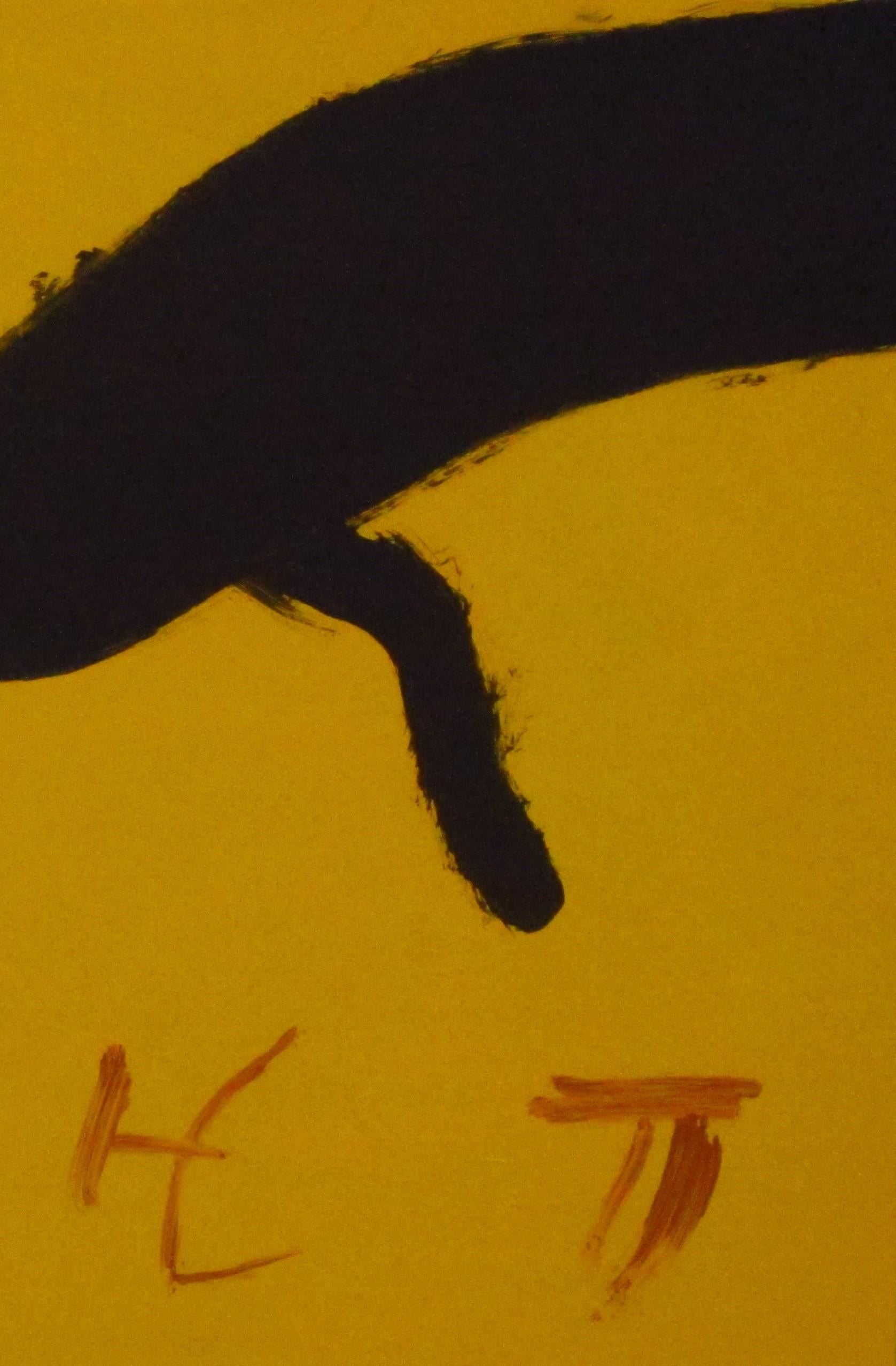 Ruz  Acrílico Abstracto Negro Dorado  Pintura - Painting de RAFAEL RUZ