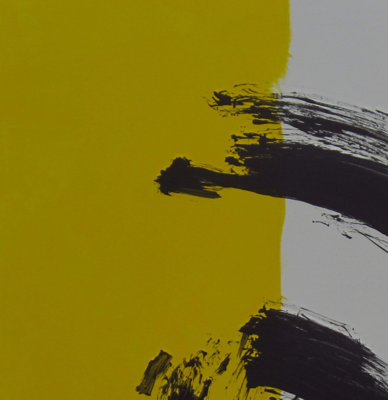 Ruz Grün Grau Schwarz  Bigli  Paroxismo Abstraktes Acryl  Malerei – Painting von RAFAEL RUZ