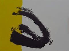 Ruz Green Gray Black Big Paroxismo Abstract Acrylic Painting