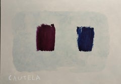 Ruz 9 Verde Gris Pintura acrílica abstracta