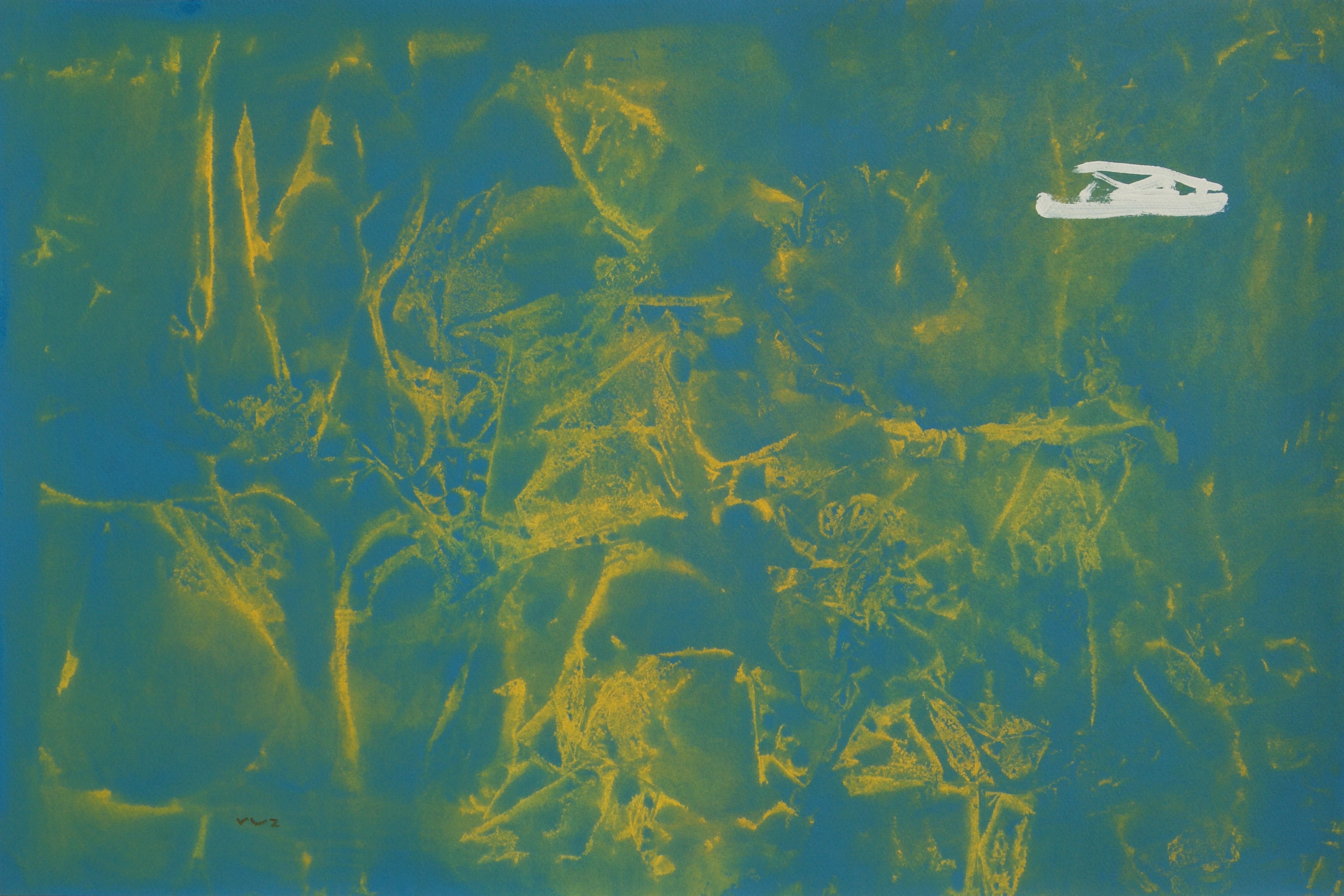 Ruz  Greene & Greene pittura acrilica originale astratta - Painting di RAFAEL RUZ