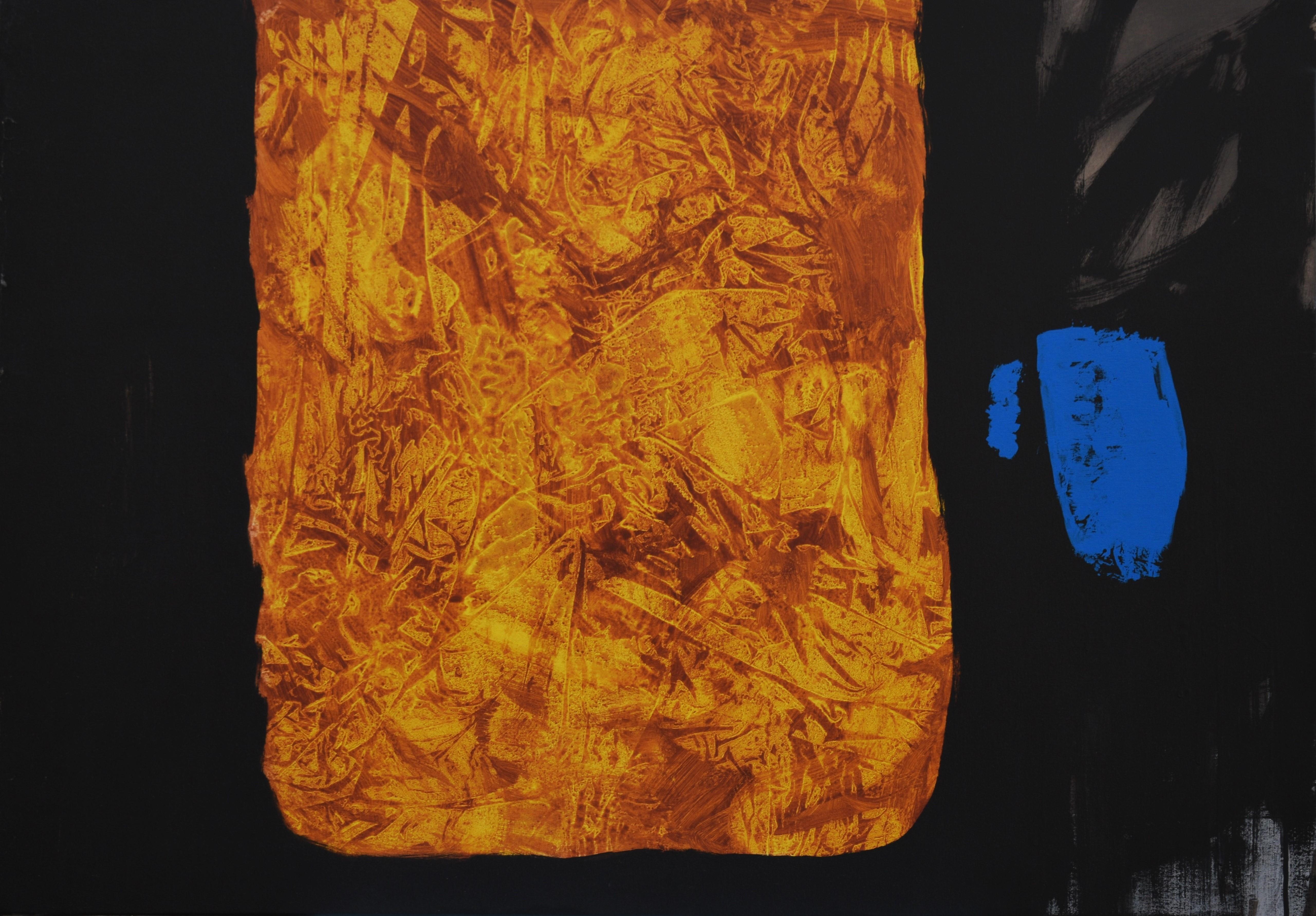 Ruz HERMANO pittura su tela acrilica - Painting Astratto di RAFAEL RUZ