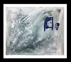 Ruz. Interior Landscapes - Abstract Acrylic on paper Painting