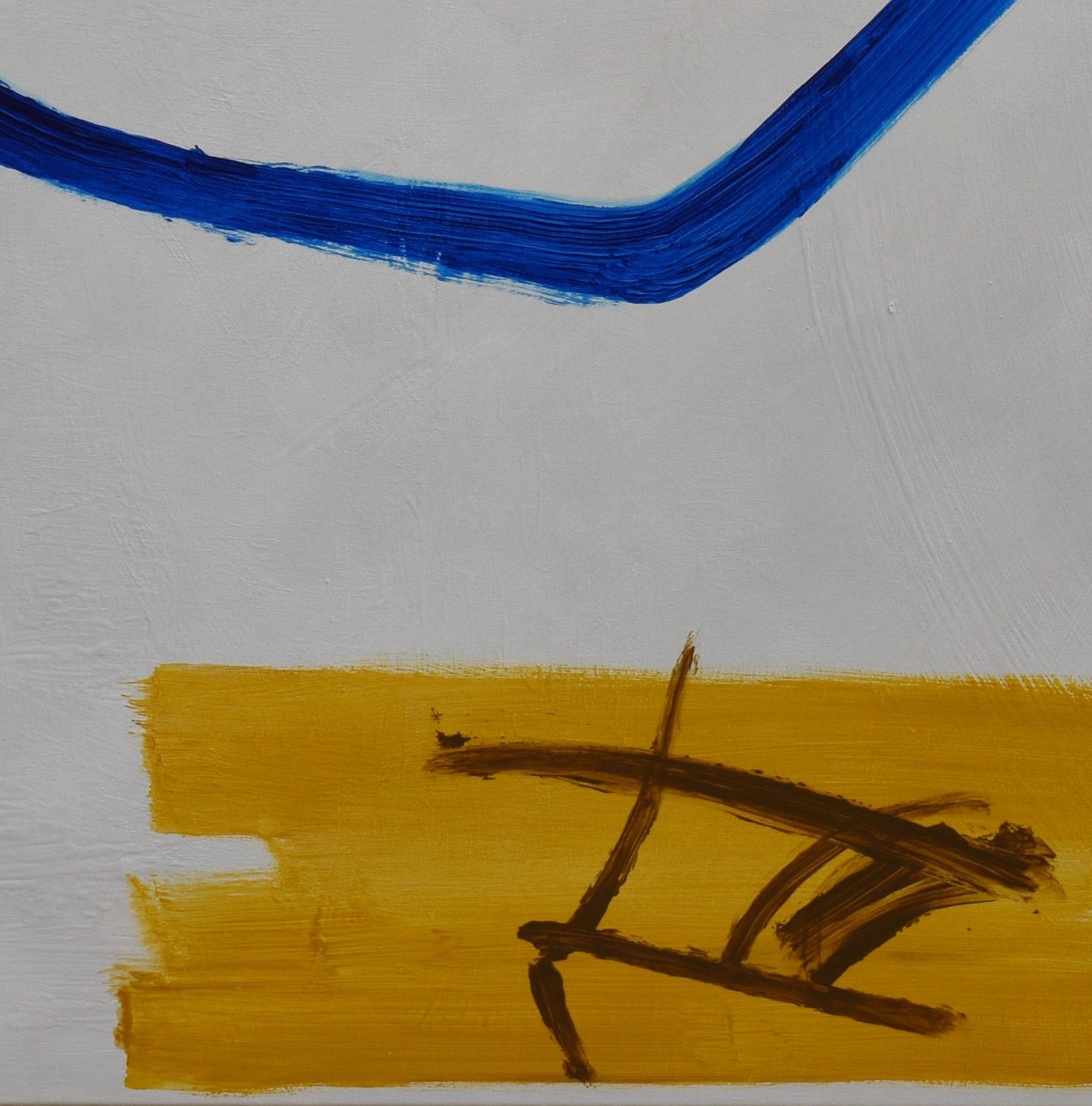 Original artwork by Spanish artist Rafael Ruz. 
Acrylic  in perfect condition. 

While contemplating the painting of Ruz, we are inclined to talk about real ‘psychodrama’, in the same sense that Julius Bissier referred to some of the features in his