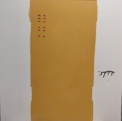 Ruz Abstract Painting, Acrylic on Canvas, 21st Century, Framed