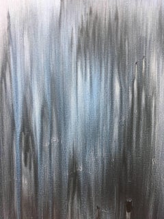 Ruz  Vertical  Blue  Black  Landscape  original abstract