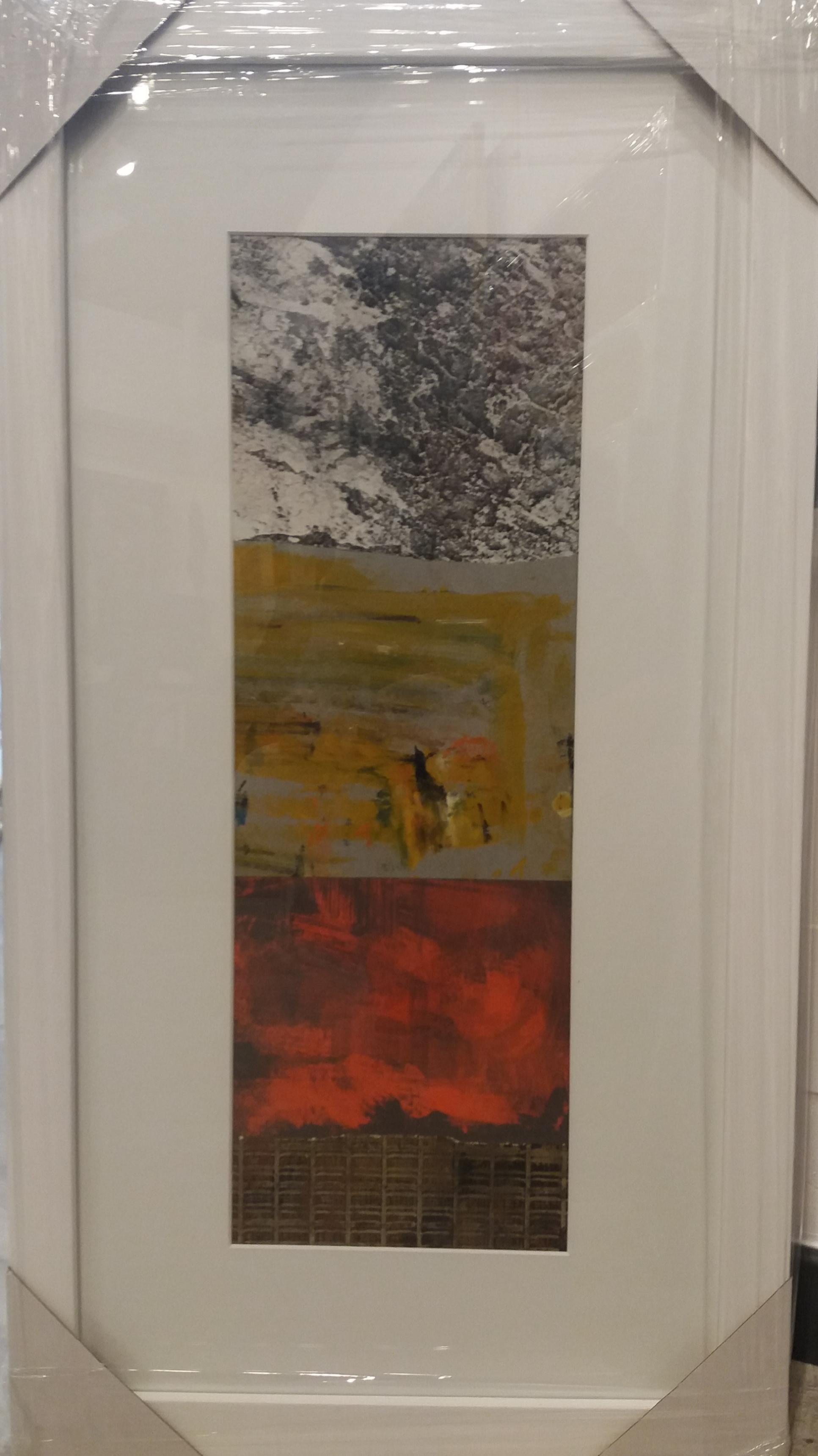 Abstract Painting de RAFAEL RUZ - Ruz   Vertical Pequeña  colores. pintura acrílica original